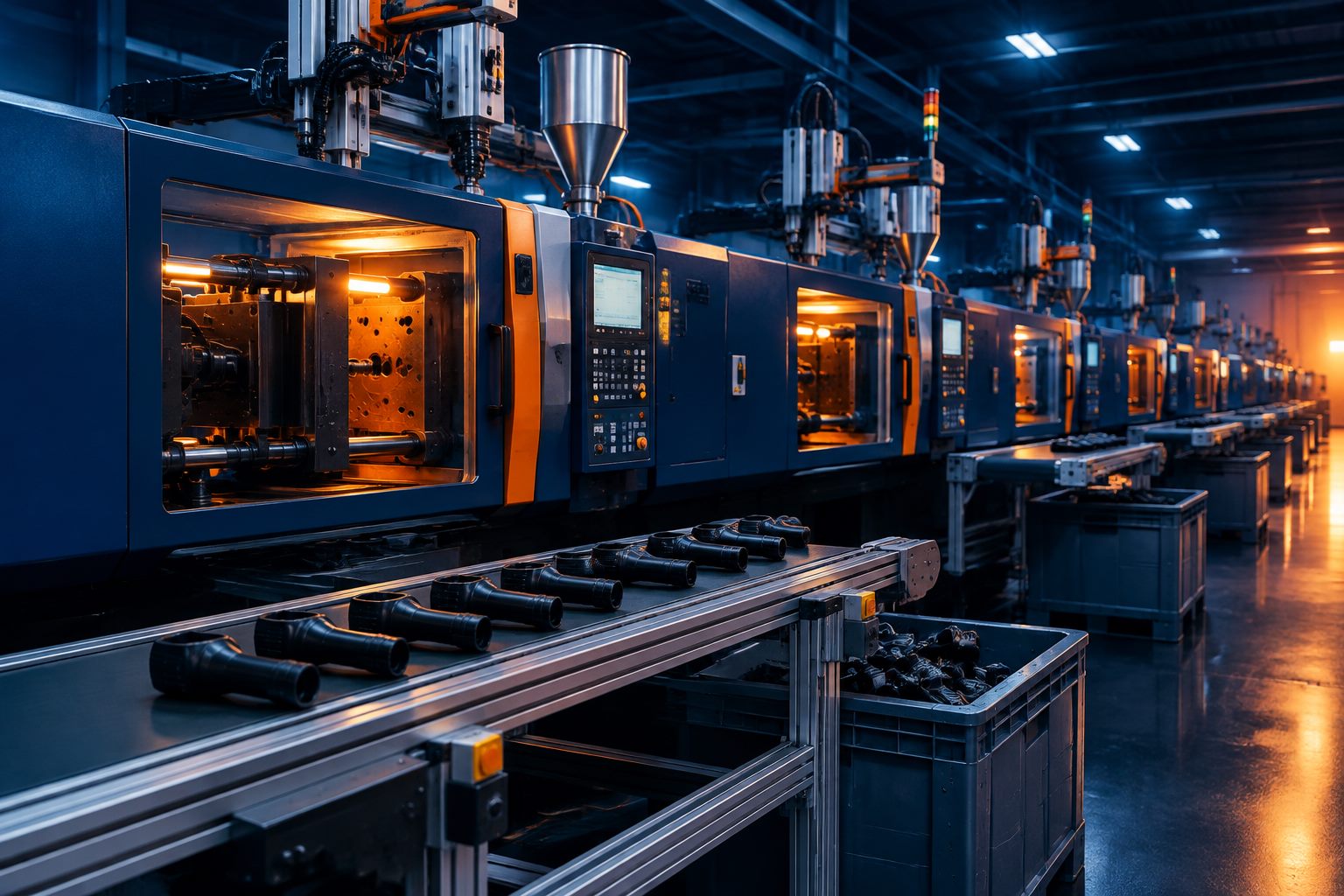 Torch assembly line at the Wenzhou factory