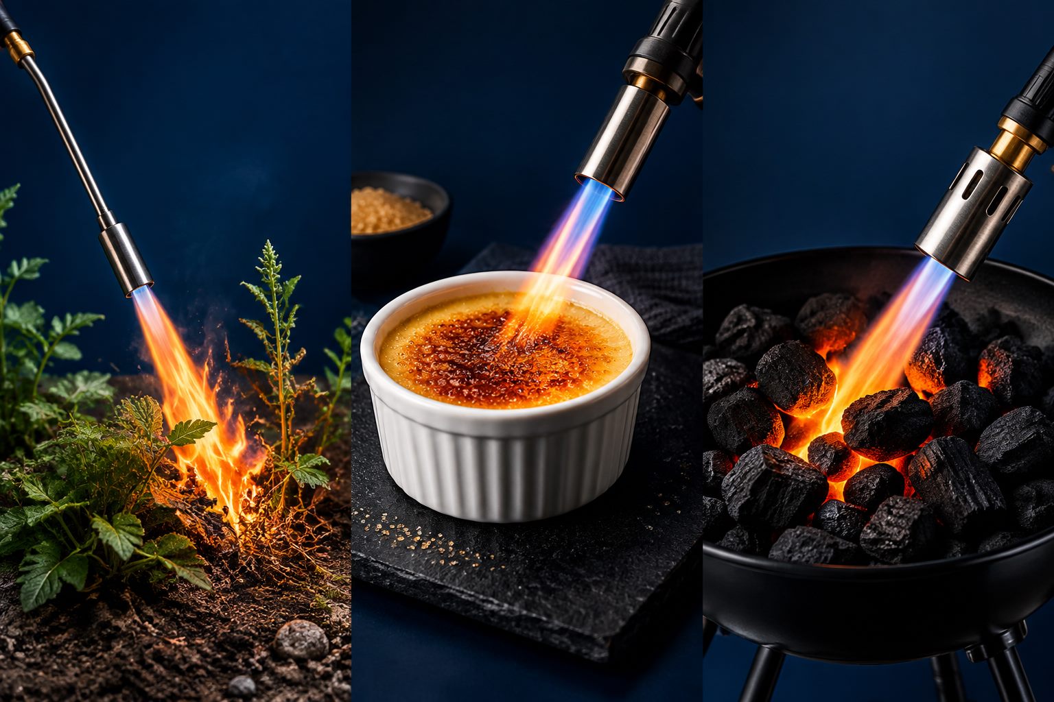 ZHENTANZHE torches in six working scenarios, from garden to workshop
