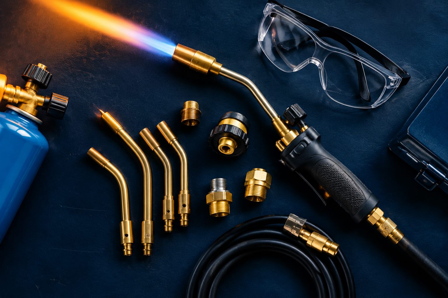 Guides and reference charts for butane torches and gas burners
